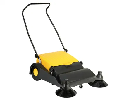 Push Manual Outdoor Floor Sweeper with Brush